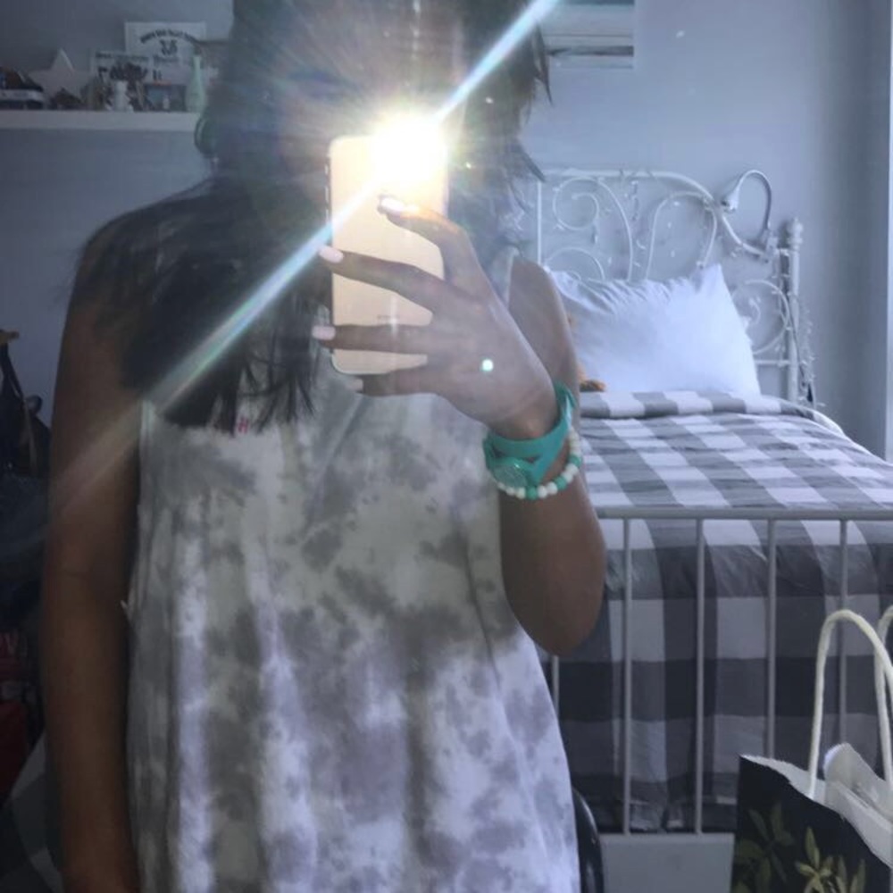 Hustle$$  tie dye tshirt (muscle tshirt)
